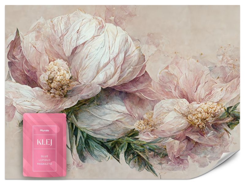 Fototapeta Muralo Kwiaty W Stylu Vintage Do Salonu 150x105 cm 1szt.