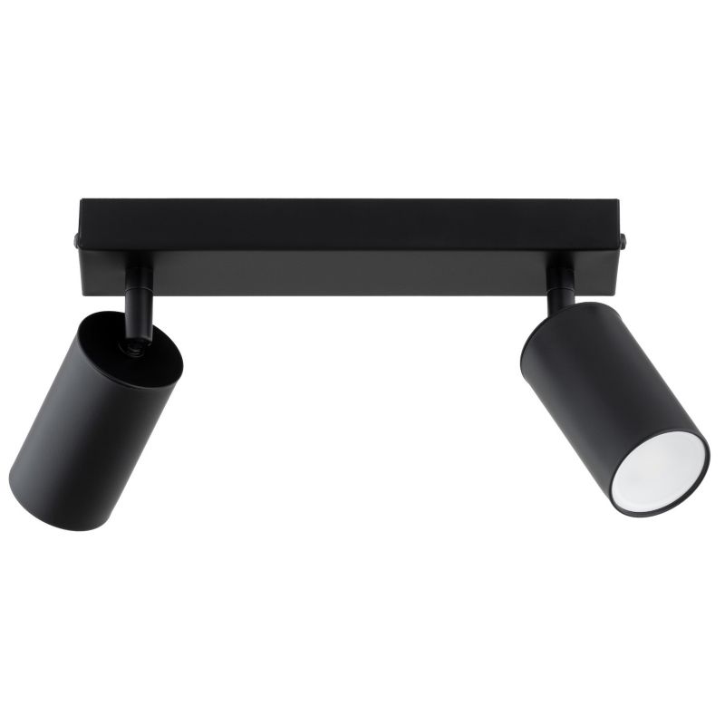 Spot reflektor natynkowy Alfa ATLET czarny 2xGU10x10W wym:16x25x6cm IP20 -1 szt.