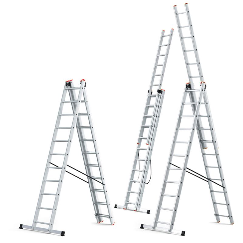 Drabina aluminiowa HIGHER wielofunkcyjna 3x11 na schody 1 szt.