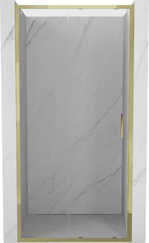 Drzwi prysznicowe Mexen Exo transparentne złote 110x200 cm 1 szt.