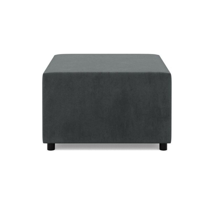 Pufa TYLETEGOTU podnóżek BLOM velvet ciemny szary 1 szt