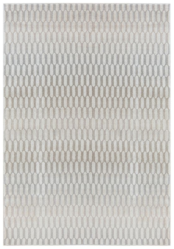 Dywan Nowoczesny Lodi Vico 80 x 150 cm kremowy, szary 1 szt.