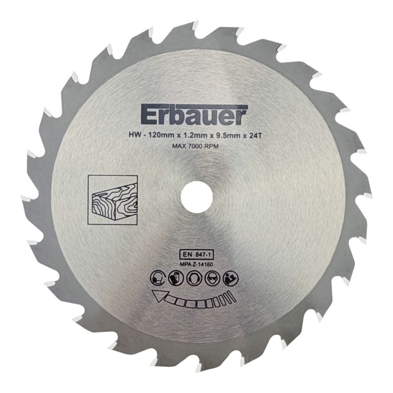 Tarcza do cięcia drewna Erbauer 120 x 9,5 mm