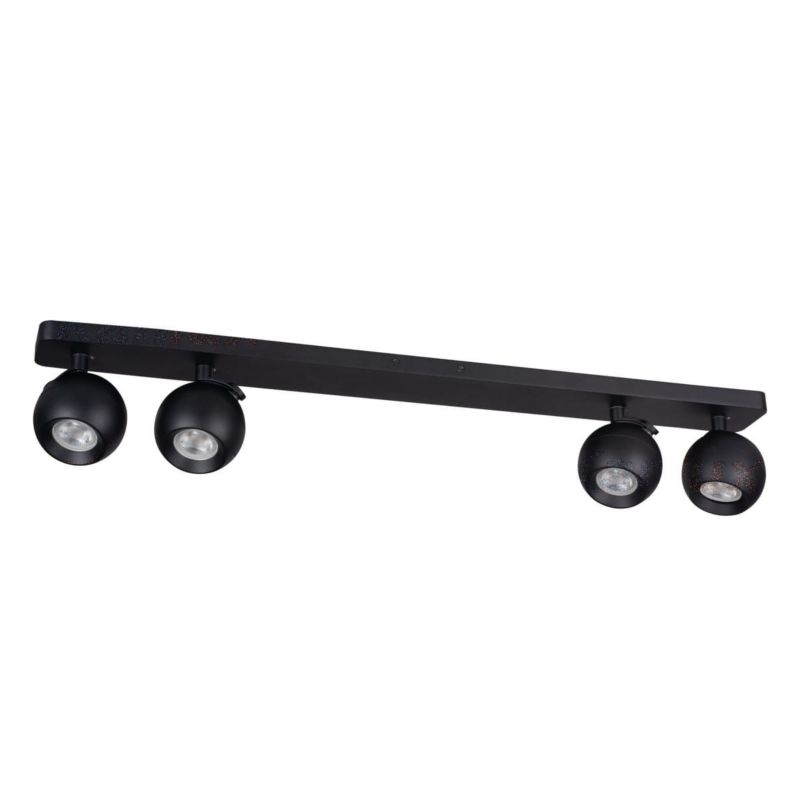 Lampa sufitowa Kanlux Galoba czarna 4 x GU10 x 35W wym: 8 x 78 cm - 1 szt.