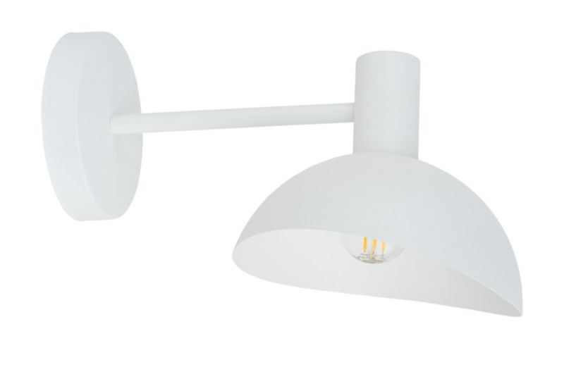 Kinkiet ścienny Sigma Lighting Artis biały styl klasyczny 1 x E14 x IP20 wym: 18 x 18 x 30 cm - 1 szt.