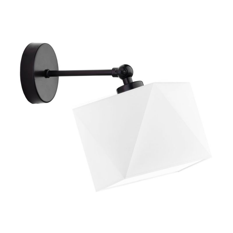 Kinkiet Volta Light Factory Loko Czarny/Biały Abażur 1xE27 1szt.