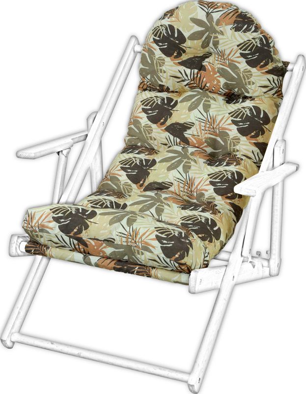 Poduszka na leżak drewniany AMPO beżowy brązowy 1 szt.