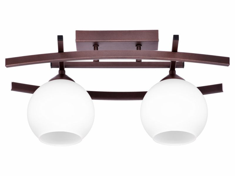Lampa wisząca Szpak Hestia S53 brązowa nowoczesna 2xE27 1szt