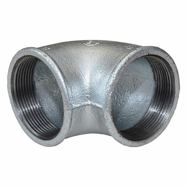 Kolanko nakrętne 1/2" cynkowane