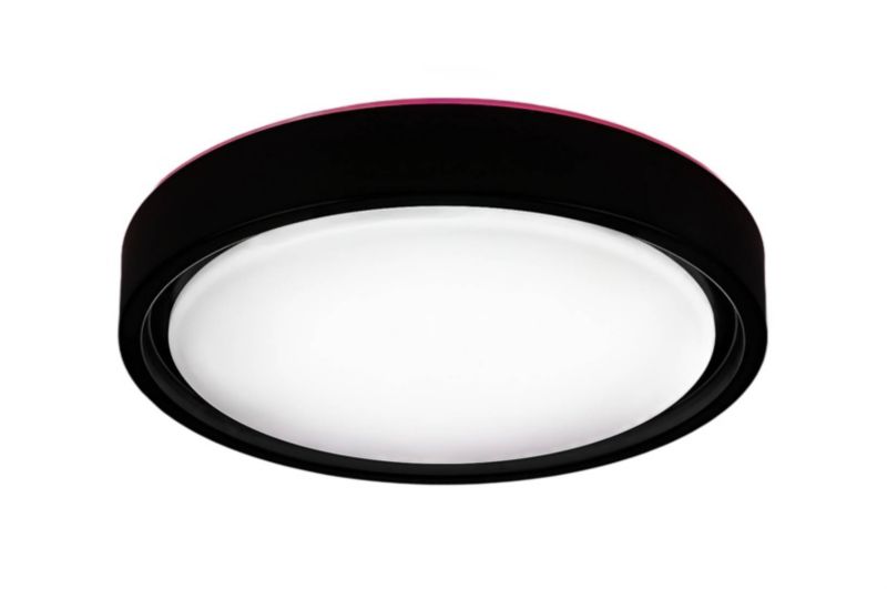 Plafon Rabalux Foster czarno-biały LED 28W 2700K-5000K 1300lm IP20 wym: 7,8 x 36 x 36 cm metal - 1 szt.