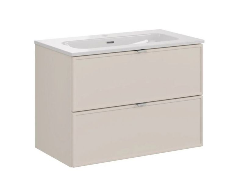 Szafka Comad łazienkowa BELLA CASHMERE 82-80-2S 80cm kaszmirowa z umywalką 1 szt