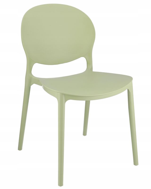 Krzesło ogrodowe JUMI plastikowe wygodne szałwiowe 1 szt.