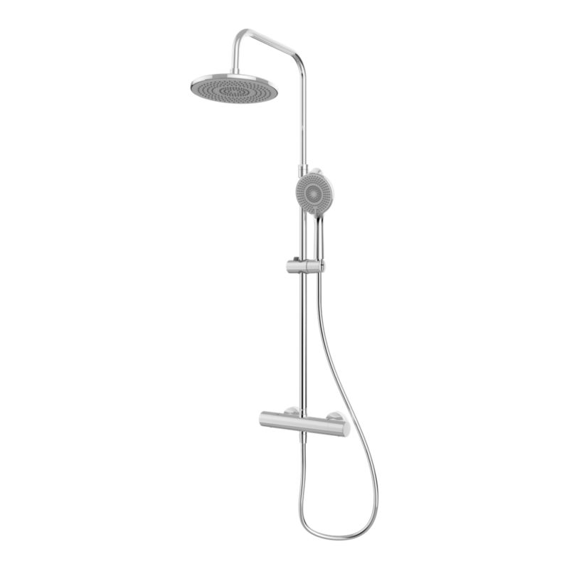 Kolumna prysznicowa Hanalei śr. 23 cm 3-funkcyjna z baterią termostatyczną chrom