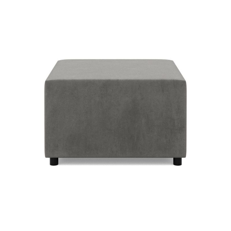 Pufa TYLETEGOTU podnóżek BLOM velvet jasny szary 1 szt