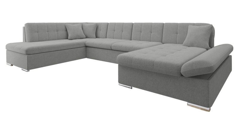 Narożnik z funkcją spania MIRJAN 24 Bergen prawy jasnoszary 1 szt.