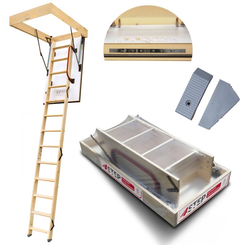 Schody Strychowe 4STEP Extra 120x60 0,86W/m2K H305 1szt.
