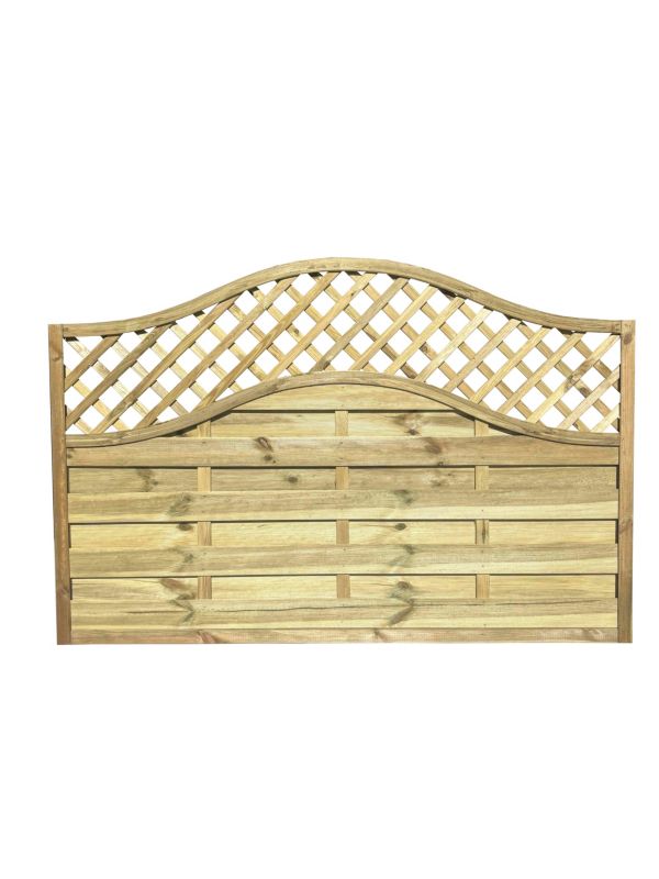 Płot "Aga" 2x fala Roma 180x120/100 cm 1szt.