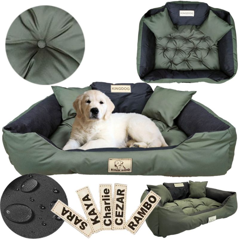 Legowisko EDANTI Dla Psa 55x45 cm Posłanie Kanapa Personalizowane XXL Wodoodporne 1szt.