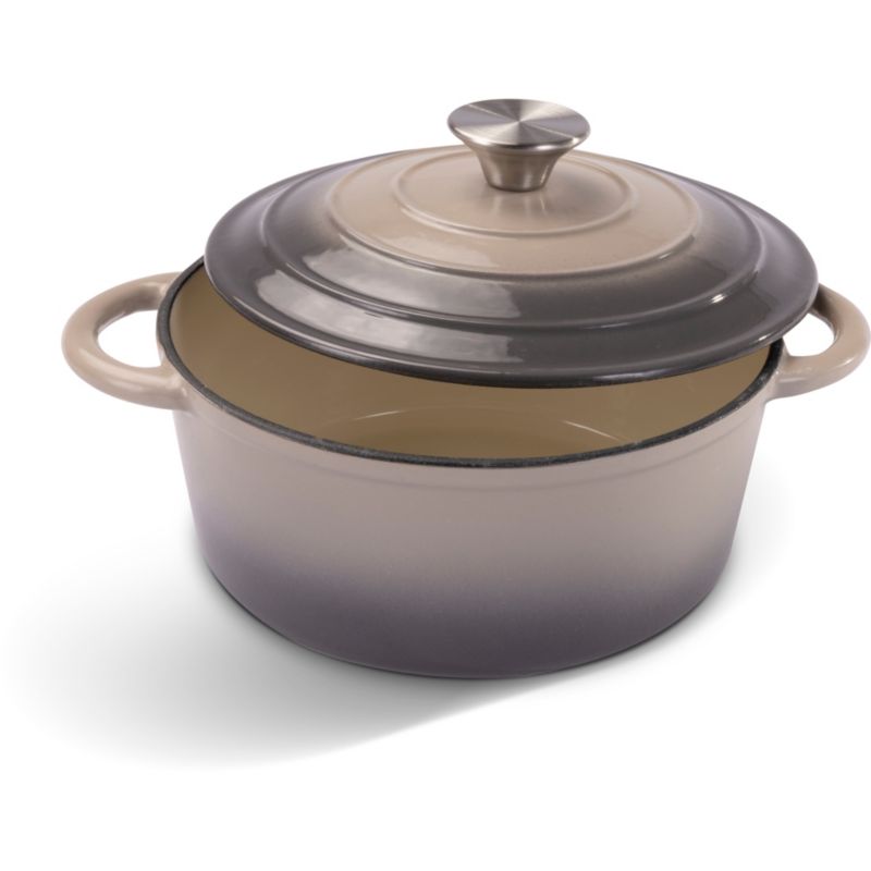 Garnek Żeliwny Lamart LT1301 Z Pokrywą 22Cm Stal Nierdzewna Indukcja Gaz 1szt