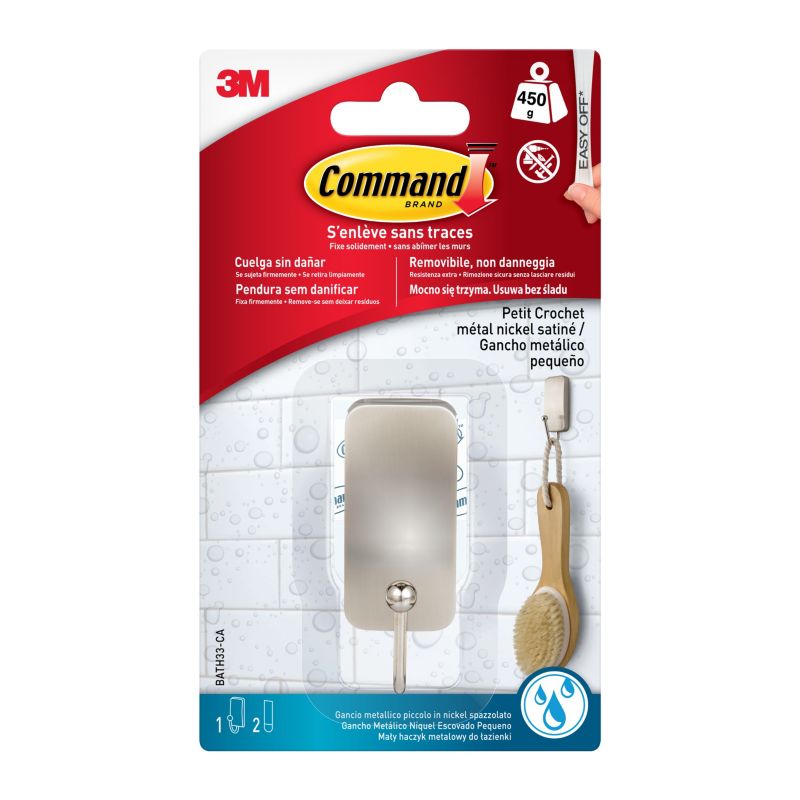 Haczyk łazienkowy Command metalowy 450 g