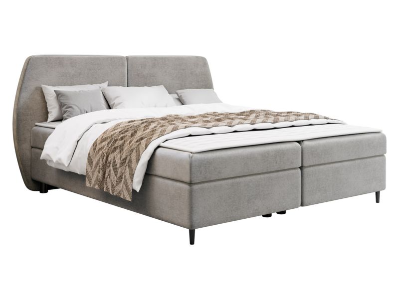 Łóżko kontynentalne MIRJAN 24 Madryt 180x200 srebrny 1 szt.