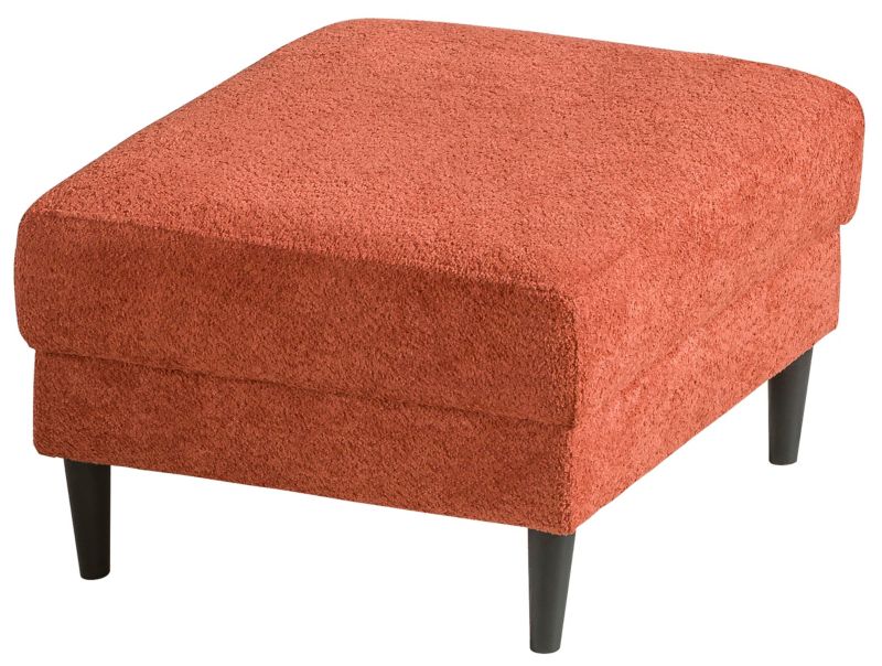 Duża pufa podnóżek do siedzenia nowoczesny Bonni Costa Rudy 1 szt.