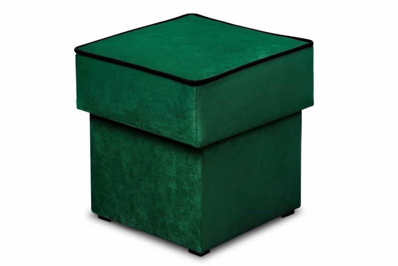 Pufa do siedzenia podnóżek Bonni Merida otwierany Ciemny Zielony 1 szt.