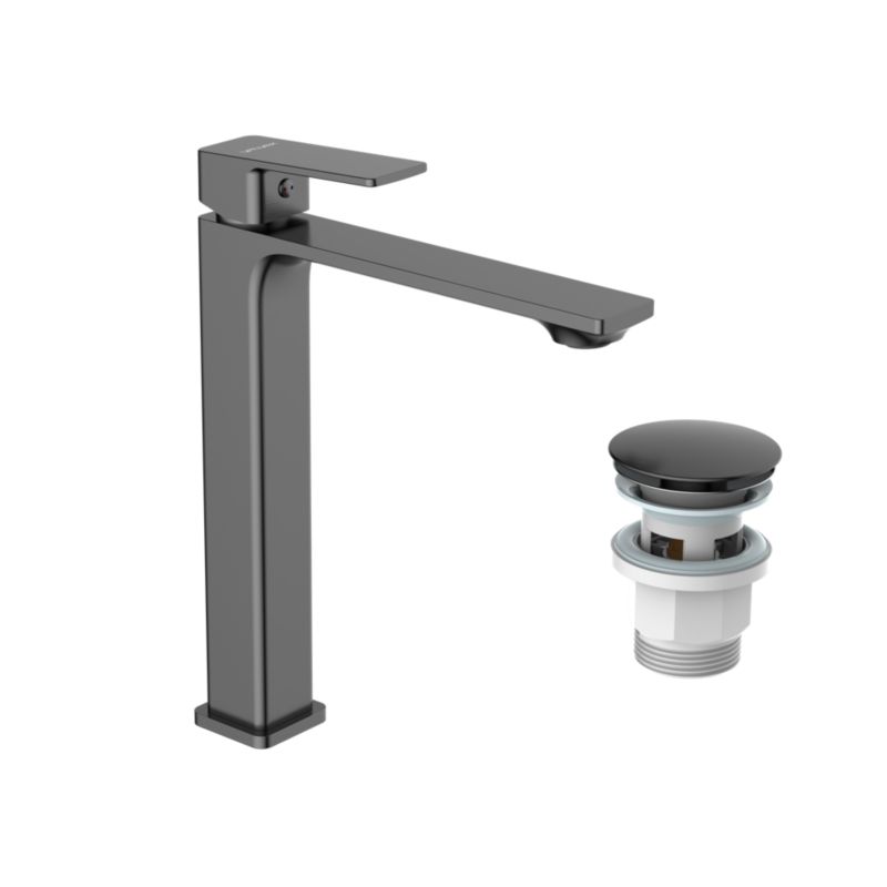 Bateria umywalkowa wysoka Valvex Harris gun metal