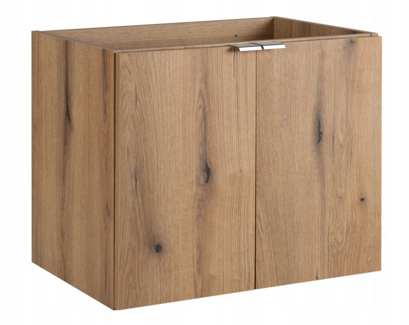 Szafka łazienkowa Furnidea 80 cm wisząca pod umywalkę 2 drzwi dąb coast evoke NOVA OAK 1 szt.