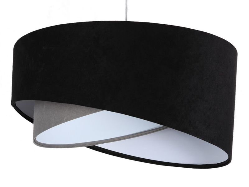 Lampa Bps Koncept wisząca SHAPELESS czarna/szara/biała 1 szt