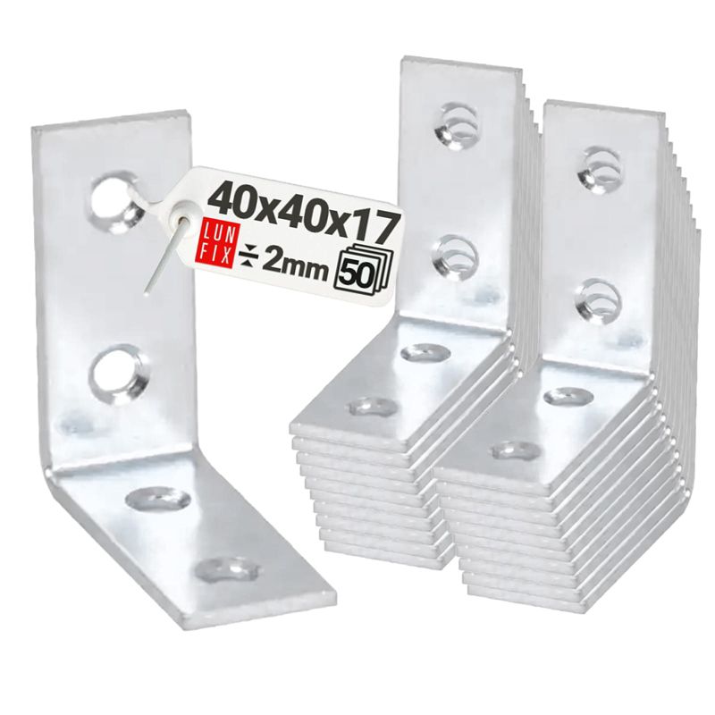 Kątownik meblowy Lun Fix 40x40x17x2 50szt.