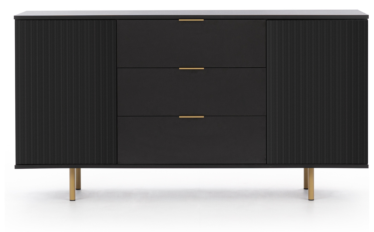 Nowoczesna komoda na nóżkach z półkami 150 cm NAMASTE