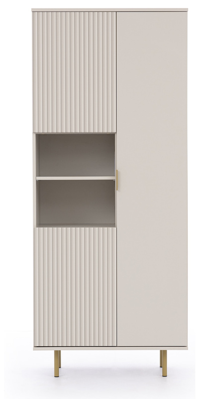 Zamykany regał na książki z drzwiami 80 cm NAMASTE