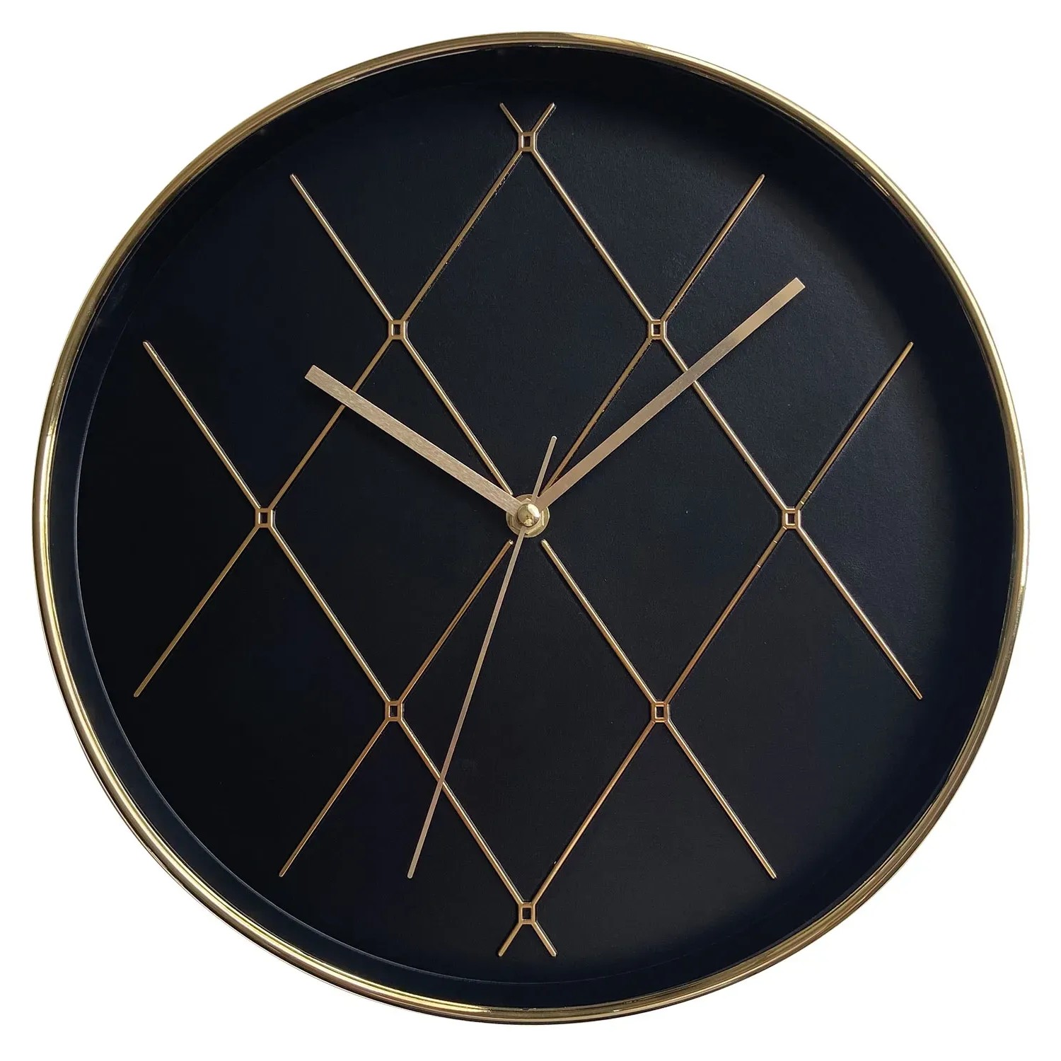 Zegar ścienny Agali śr. 30 cm czarny