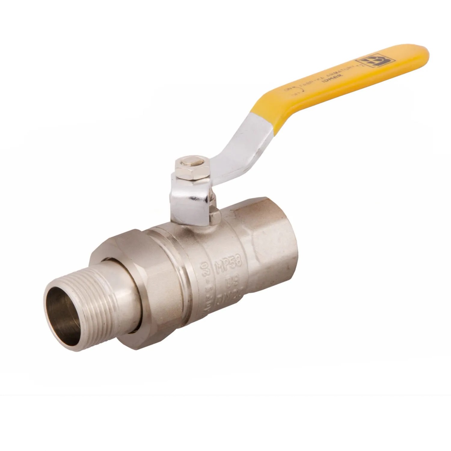 Idmar Zawór kulowy do gazu ze śrubunkiem 1/2"