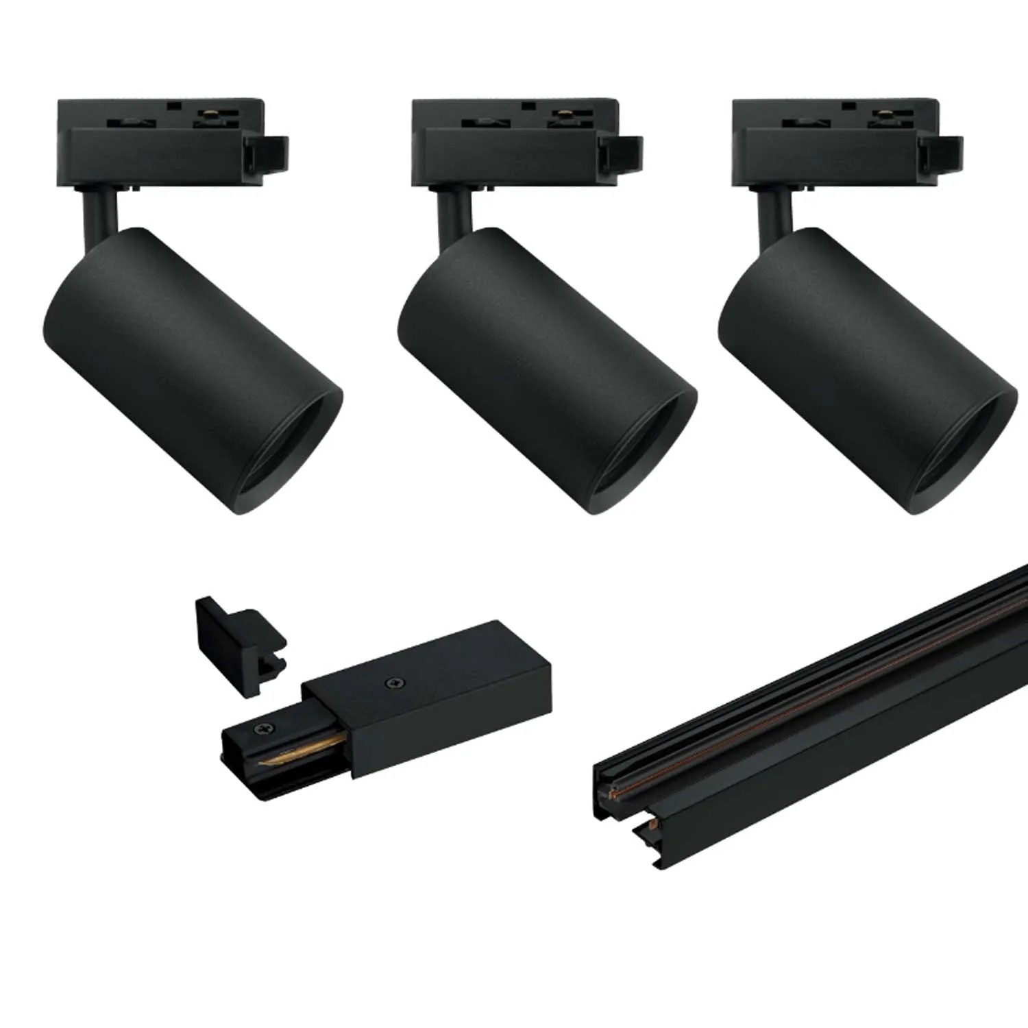 X-Line Zestaw szynowy 3xGU10 czarny