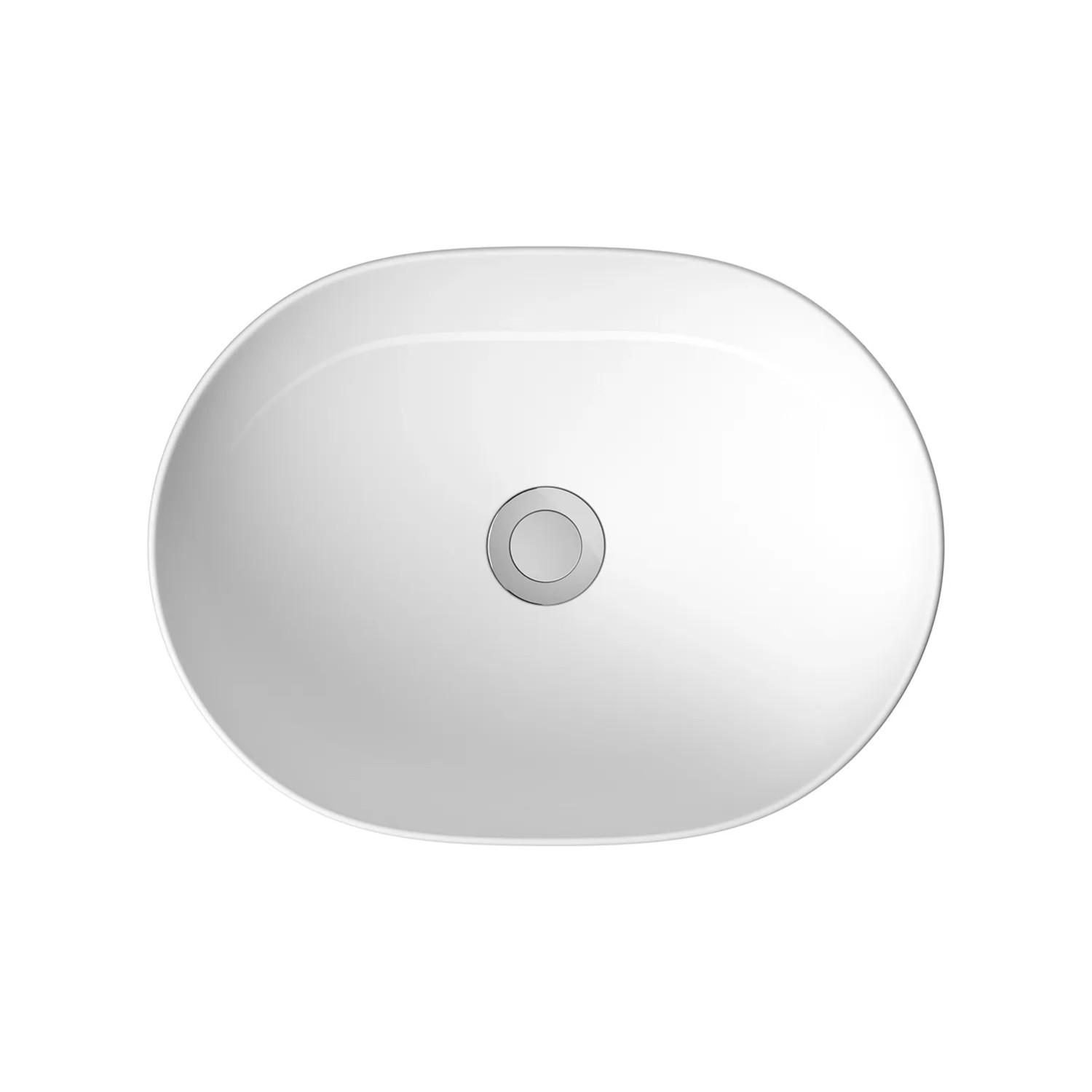 Cersanit Umywalka Savio 50 nablatowa ceramiczna biała