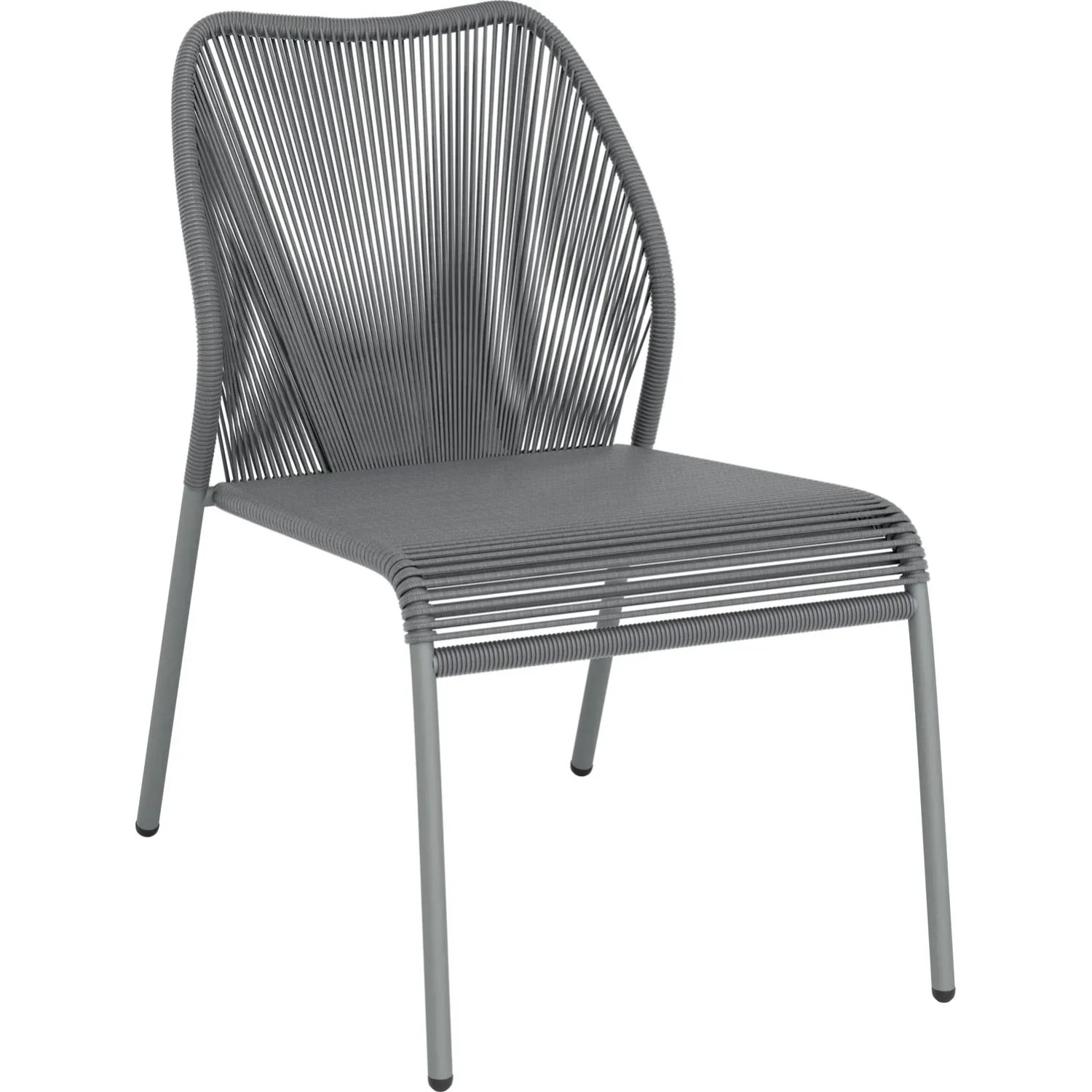 Krzesło ogrodowe HEDLEY szare