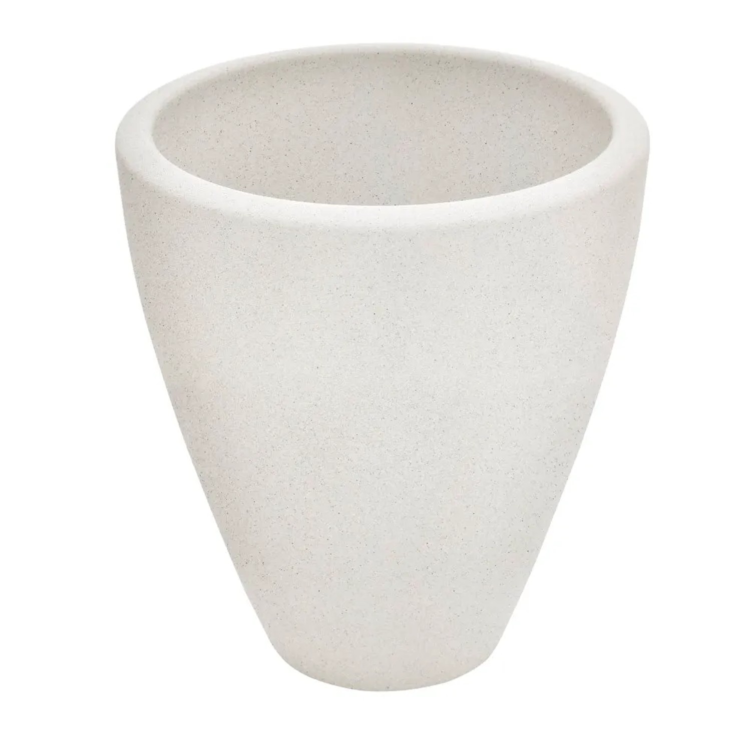 Osłonka Orchidea biała stone - śr. 14,5 cm