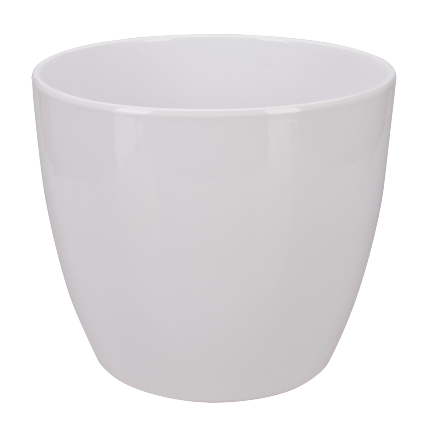 Osłonka ceramiczna Irys biała - śr. 28 cm