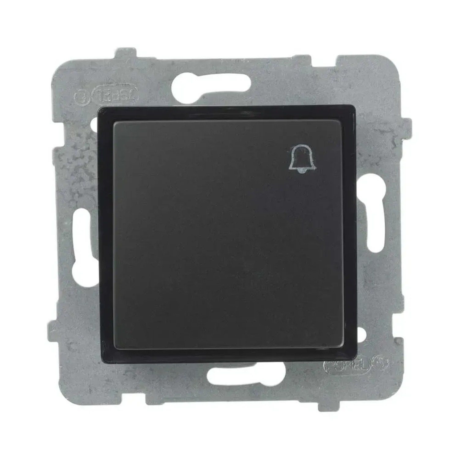 Przycisk dzwonka Rosa czarny