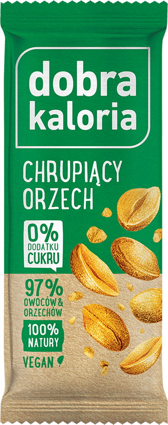 Baton Dobra Kaloria, chrupiący orzech, 35g