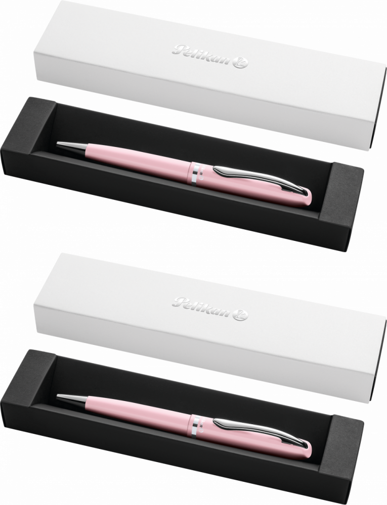 2x Długopis Pelikan Jazz Pastel Rose, niebieski