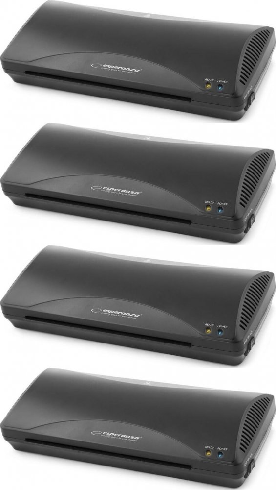 4x Laminator Esperanza Infinity, A4, czarny
