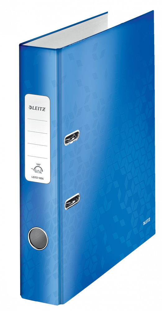 Segregator A4 Leitz Wow 180°, 50mm, do 350 kartek niebieski