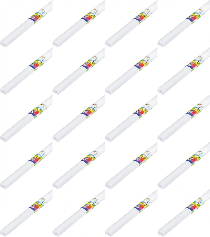 2x Bibuła marszczona Fiorello, 200x50cm, 10 sztuk, biały