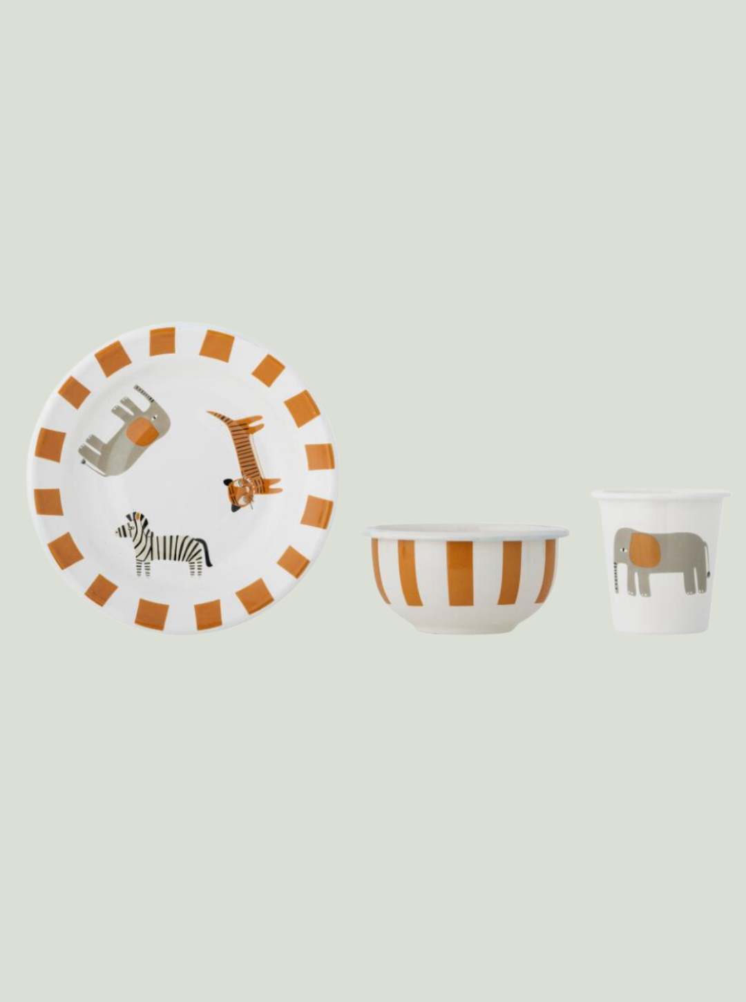 Zestaw stołowy Jesse, pomarańczowy, żelazo BLOOMINGVILLE MINI