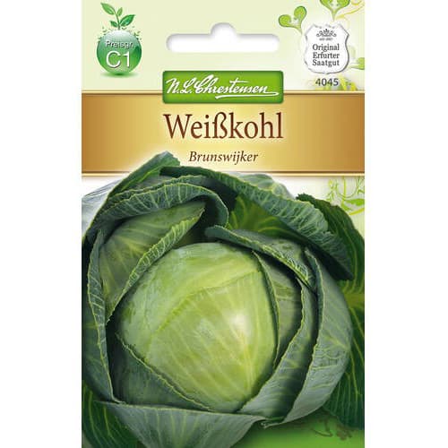 1 szt, Weisskohl Brunswijker - Samen: Ilość w opakowaniu: 1 Stück