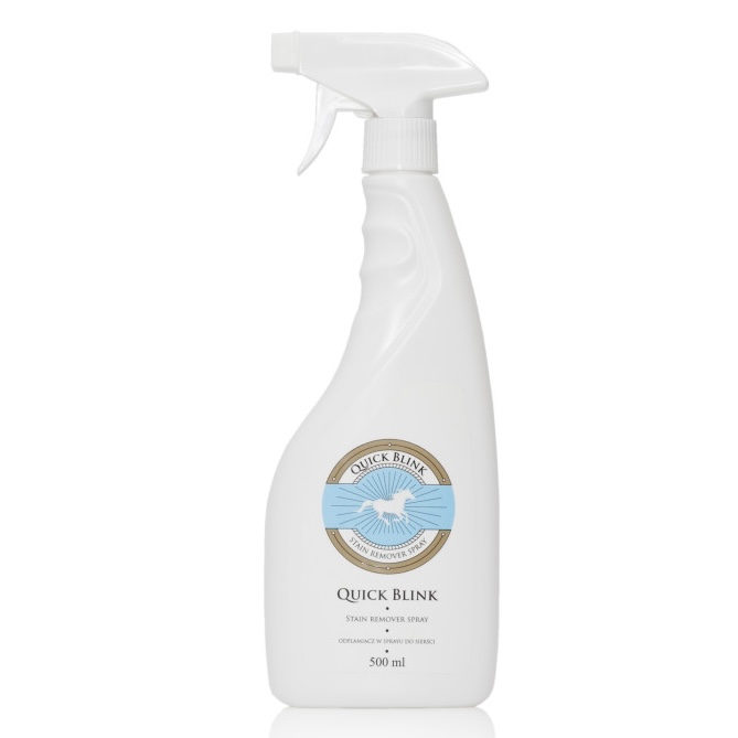 Scandia Quick Blink odplamiacz dla koni w sprayu 500ml 24h
