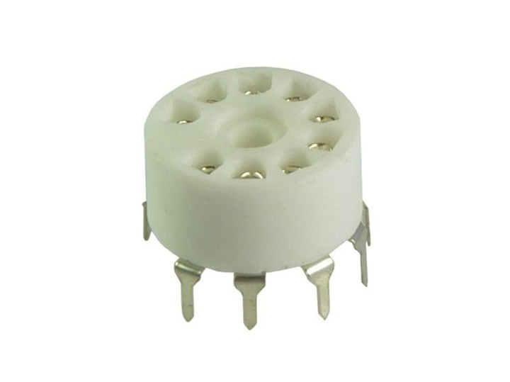 Ceramic tube socket noval for PCB